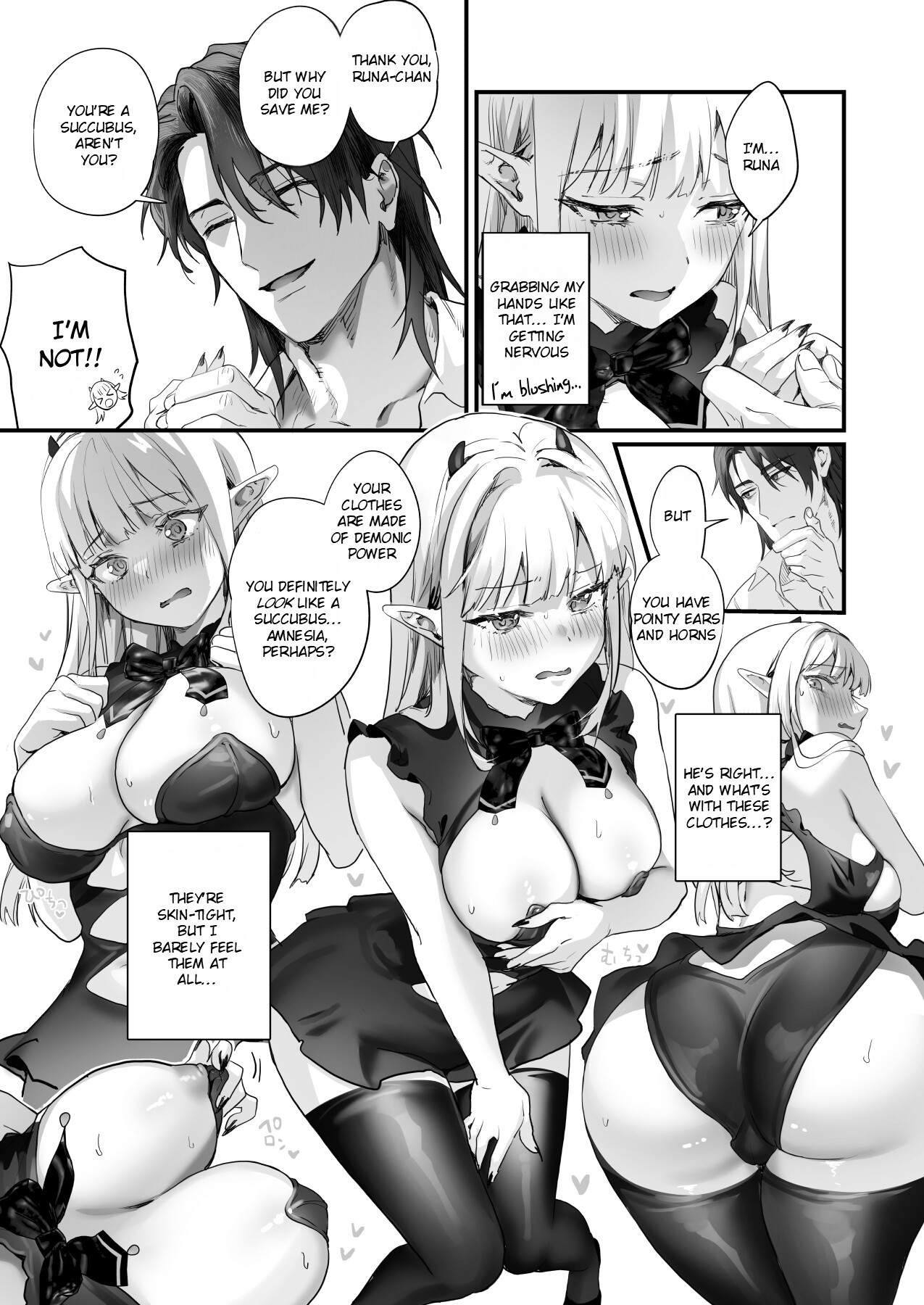 Hentai Manga Comic-A mysterious exorcist falls in love with a reincarnated succubus and risks his life-Read-28